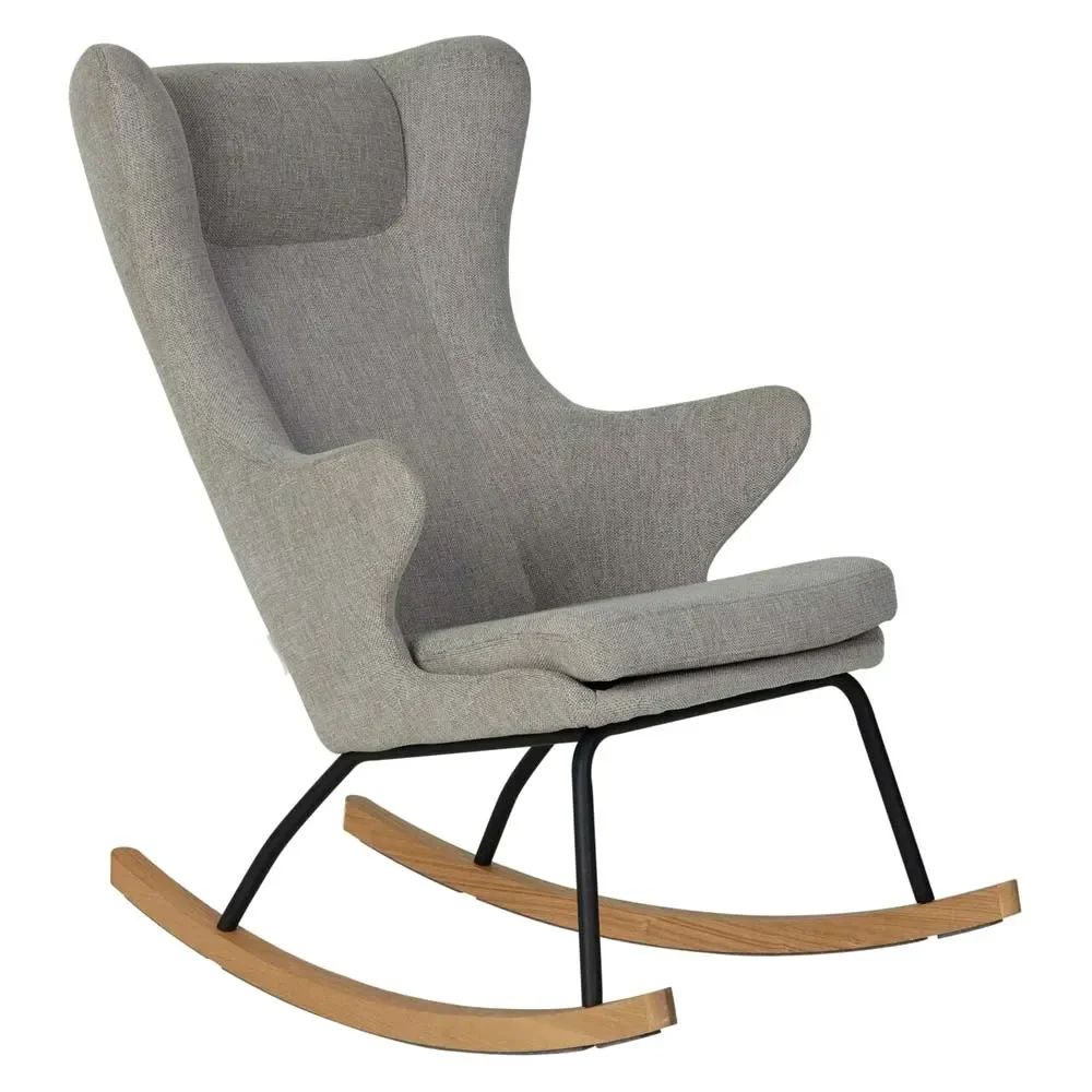 "Quax Chaise à bascule / Chaise d'allaitement De Luxe gris sable image"