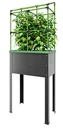 Metal raised bed "Heidelberg" with trellis & irrigation