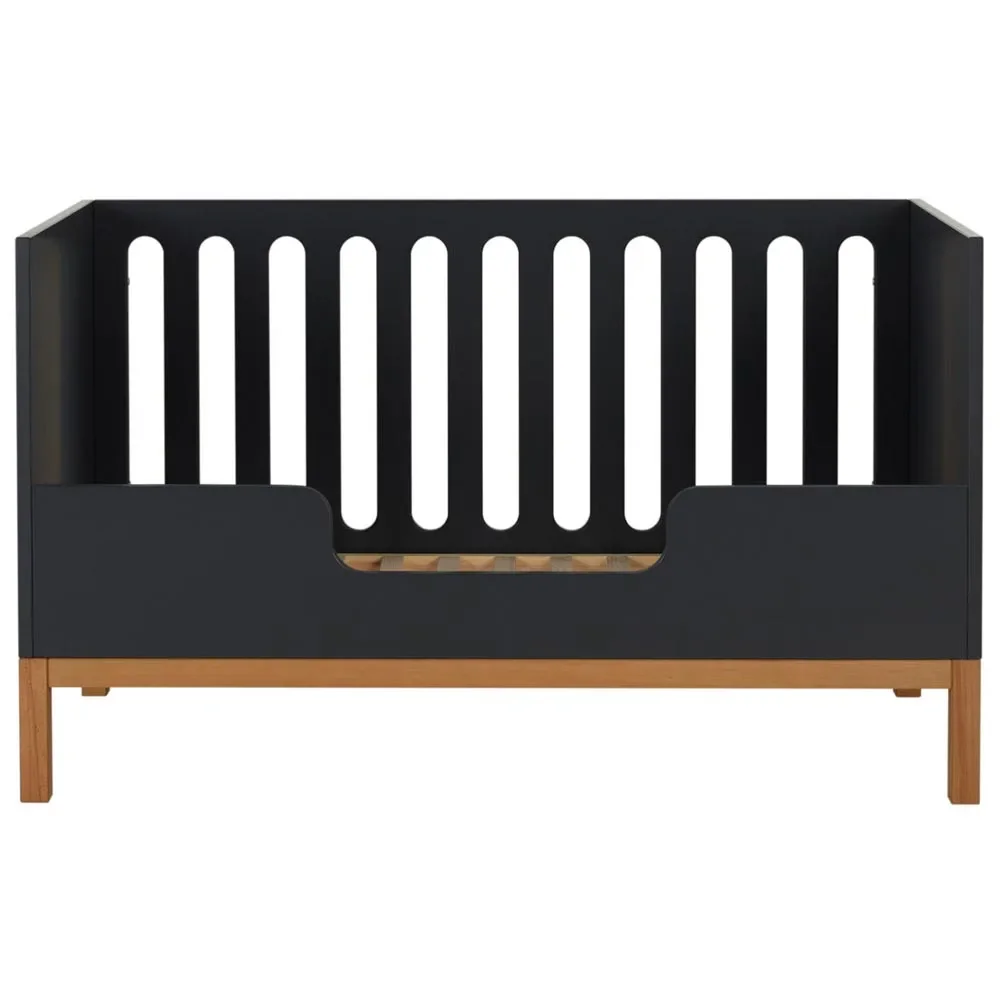 "Quax Indigo Côté transformable Lit bebe / Lit junior noir image"