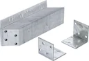 Angle connectors 40 x 40 x 40 mm, 50 pieces