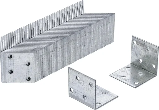 "Angle connectors 40 x 40 x 40 mm, 50 pieces image"