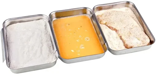 "Ensemble de bacs à paner, 3 pièces image"