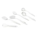 Set de 6 ustensiles de cuisine en acier inoxydable