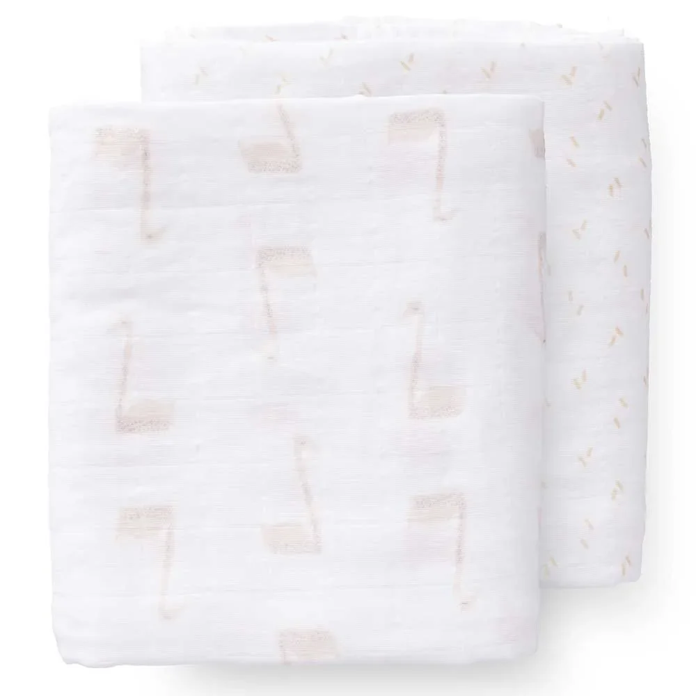 "Fresk Chiffon de gaze Swaddle Cygne pêche image"