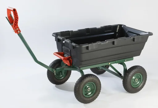 "Chariot de jardin GMGW350, capacité de charge 350 kg, basculant image"