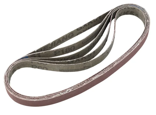 "Sanding belts 15 x 454 mm, K 120, 5 pieces image"
