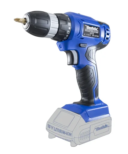 "2-speed cordless screwdriver A2S18 18 Volt, delivered without battery and charger image"