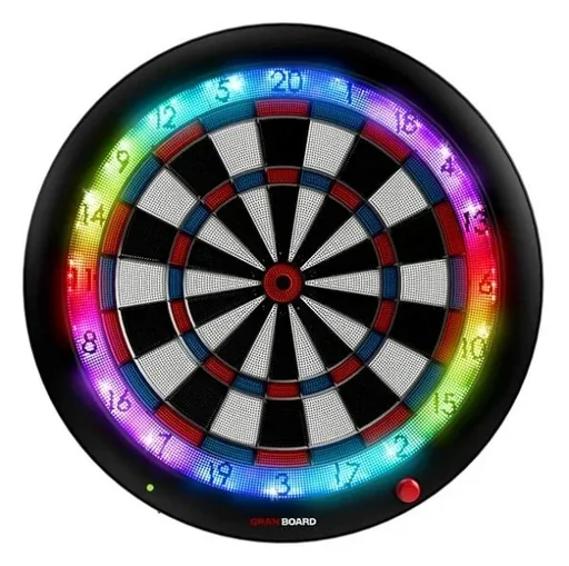 "Dartboard 3s Blue with extra large triple and double fields (not tournament size!) image"
