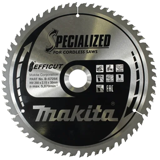"EFFICUT saw blade 260x30x60Z image"