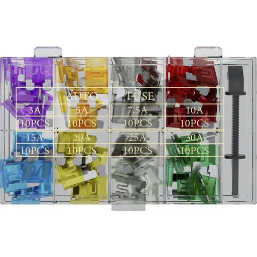 "Automotive fuse assortment, 81 pieces image"