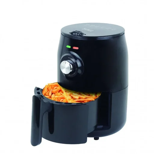 "Deep Fryer Hot Air Fryer Deluxe-Schwarz image"