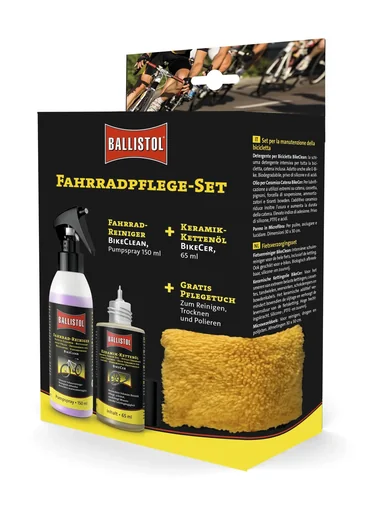 "Bicycle care set - 3 pieces image"
