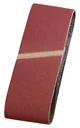 Sanding belts 75 x 457 mm, K 80, 3 pieces