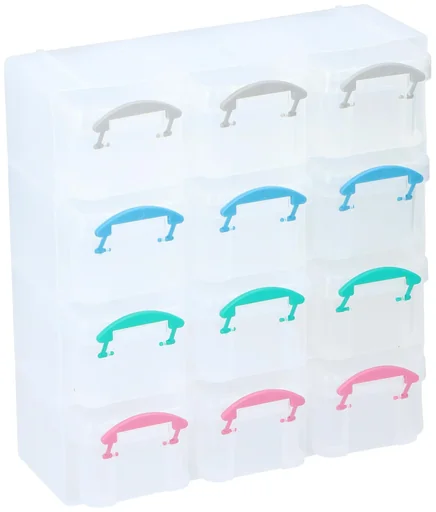 "Storage box with 12 compartments image"