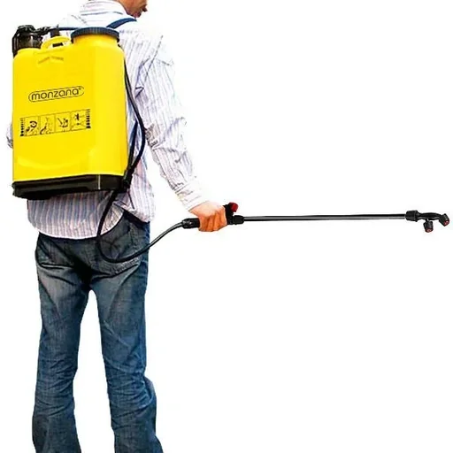 "Pressure sprayer 16l, 46.5 x 33 x 17.5cm, yellow-black image"