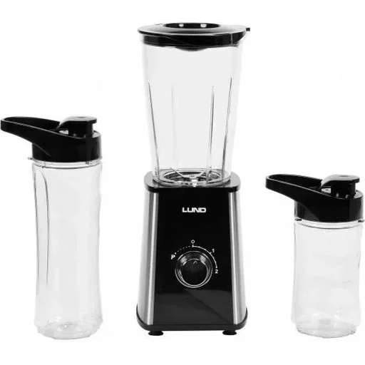 "LUND Smoothie Mixer - 300W - 1L - 240V - with 2 bottles image"