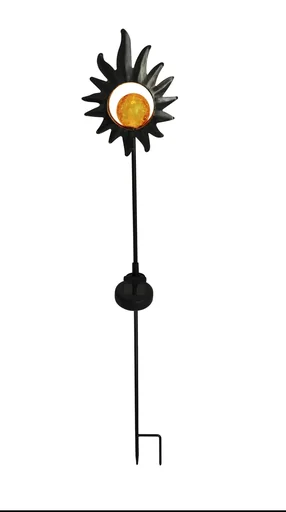 "Solar light "Sonne" with orange LED image"