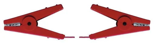 "Fence connection cable with 2 crocodile clips image"