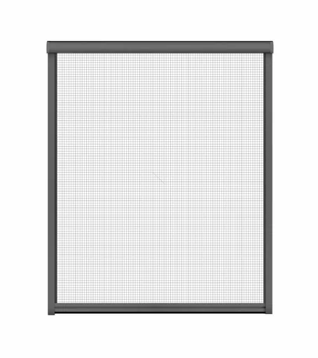 "Insect screen roller blind for windows, 160 x 160 cm in anthracite image"