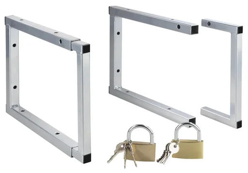 "Wall and ceiling mount set of 2 with locks image"