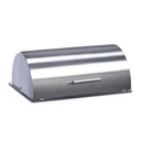 Bread bin, glass/stainless steel
