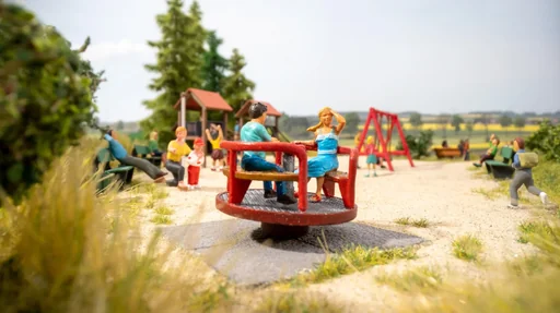 "H0 Micromotion children's carousel image"