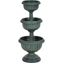 Flower stand 3-piece, green