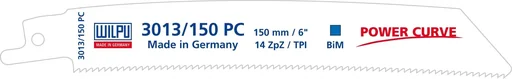 "Power Curve reciprocating saw blade 150 mm, 5 pieces image"