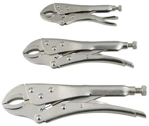 "Universal grip pliers set, 3 pieces image"