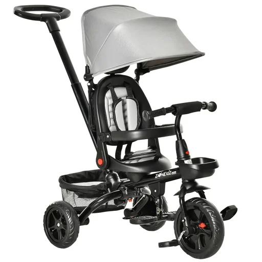 "4-in-1 children's tricycle stroller image"