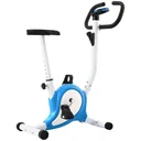 Exercise bike with resistance bands blue