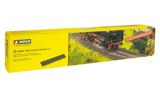 "PROFI ballast track bed, grey, 10 pieces, 45 cm each image"