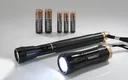 LED flashlight set DUO-C including batteries