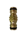 Double plug for brass plug system