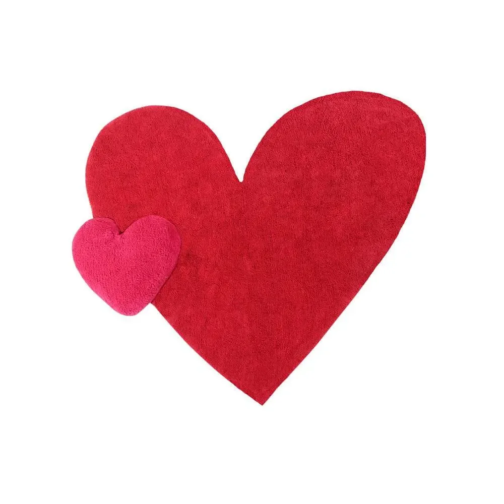 "Lorena Canals tapis lavable "cœur" Agatha Ruiz de la Prada image"