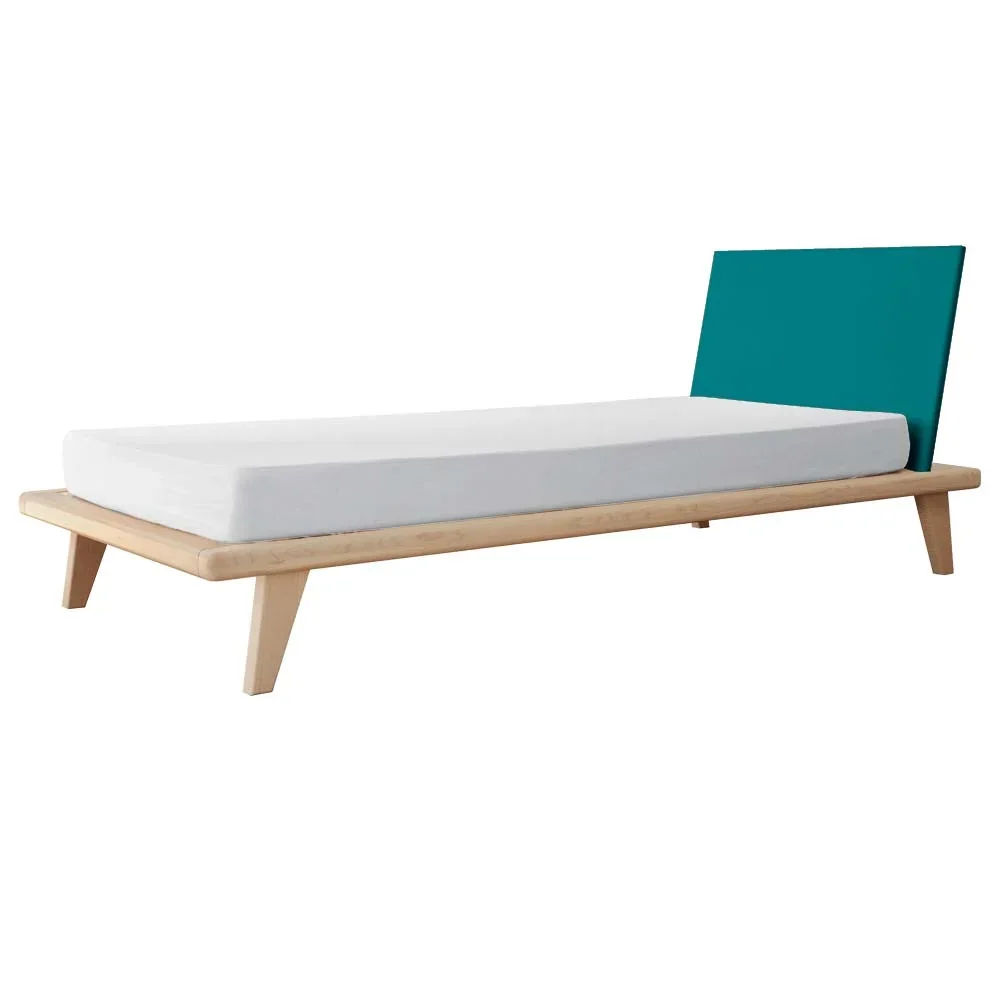 "Laurette Lit enfant Zen 100 x 200, Couleur des surfaces: Bleue Canard image"