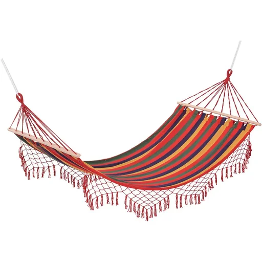 "Colorful hammock with bars image"