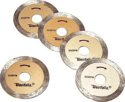 "Diamond saw blade set 5 pcs. for mini plunge saws image"