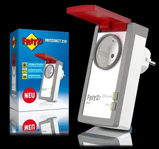 "FRITZ!DECT 210, switchable outdoor socket image"