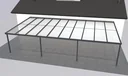 Patio roof Premium, anthracite, 10140 x 5060 mm - Polycarbonate multi-wall sheets 16 mm, clear