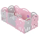 Baby playpen with ball basket and 3 gears