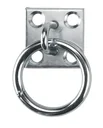 Tie ring for screwing on