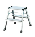 Double folding step aluminum 2 x 3 steps for more safety in the home