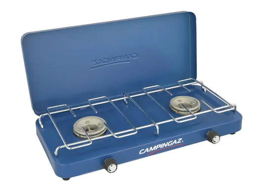 "Base Camp Lid 2-burner, with lid, manual ignition, incl. 80cm hose image"