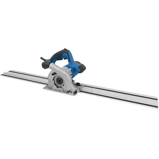 "Plunge cut saw with guide rail 1050 W - Ø 110 mm - linear saw / circular saw + swivel function image"