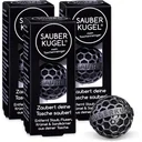 Clean Ball - Pocket Cleaner - Cleaning Ball - Black - Reusable - 3-Pack