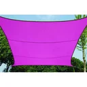 Sun sail - square - 5 x 5 m - fuchsia