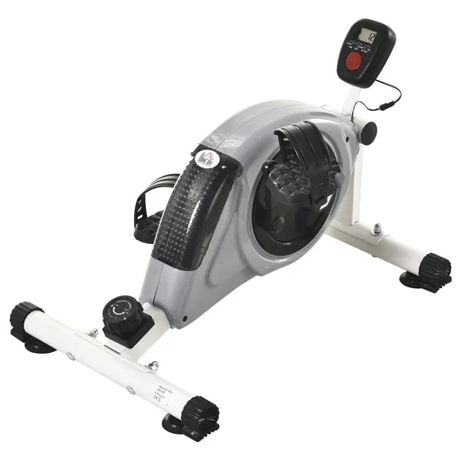 "Exercise bike with LCD display gray image"