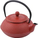 Teapot cast iron red 0.75L