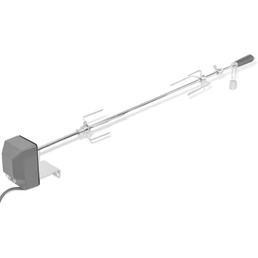 "BBQ rotisserie with motor steel 1000 mm image"